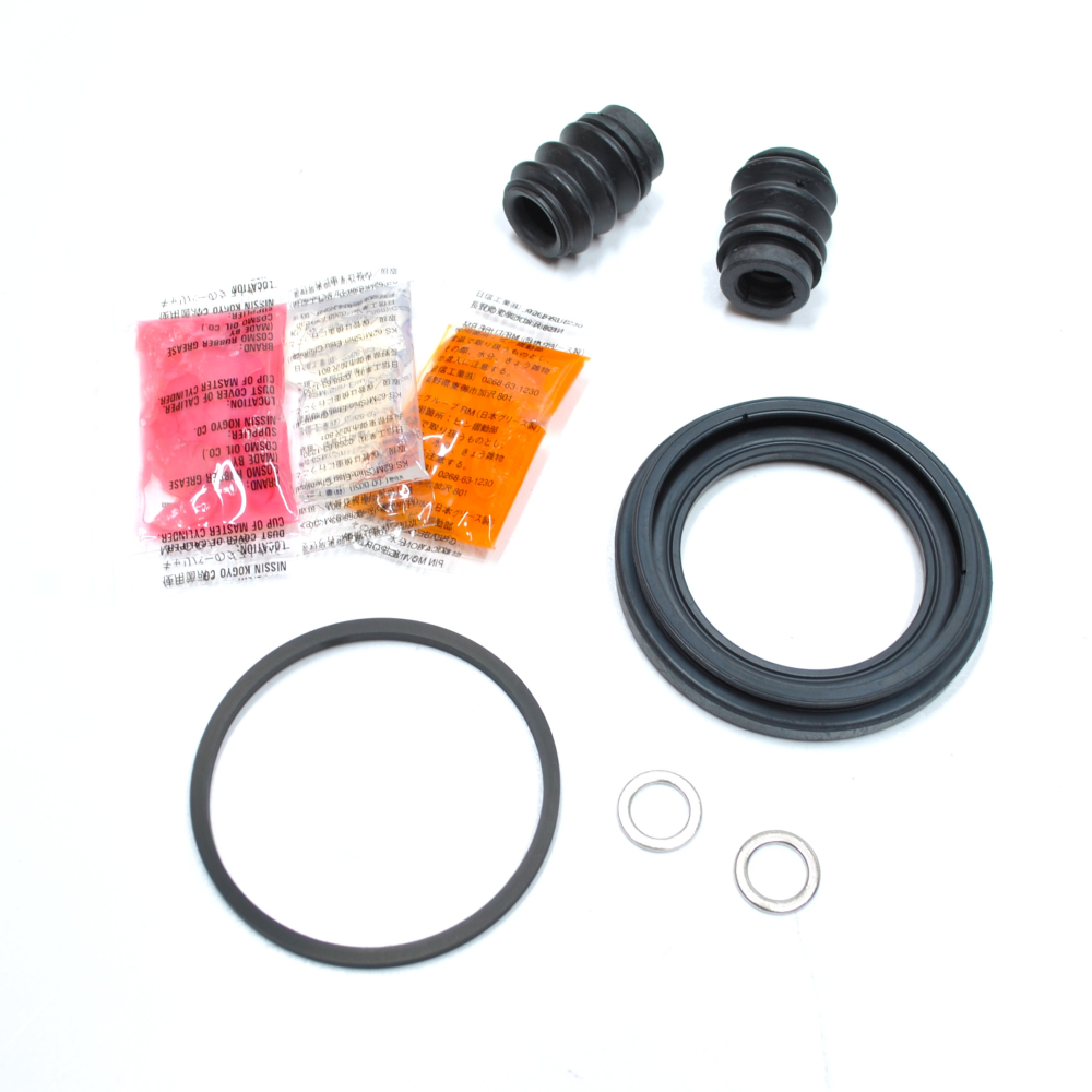 Front Brake Caliper Seal Rebuild Kit For Honda Jazz 2002-2008 – Left & Right – Bigg Red