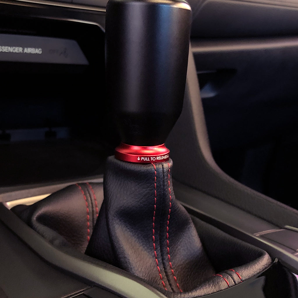 ACUITY Shift Boot Collar Upgrade (Satin Red Aluminum Finish)