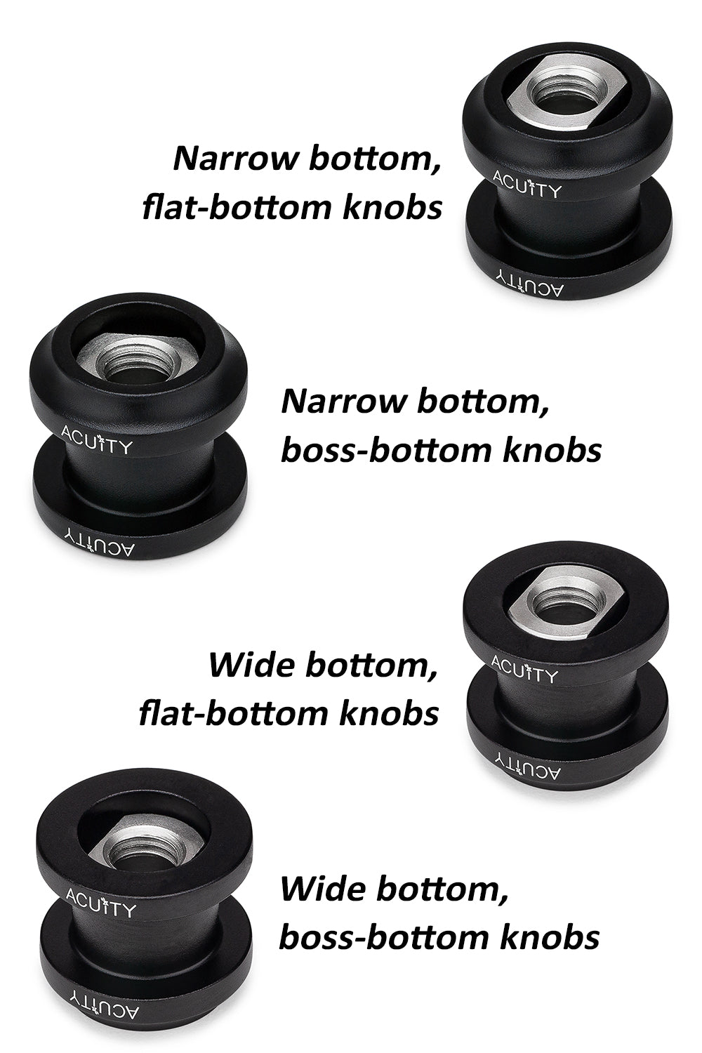 ACUITY Shift Boot Collar Upgrade (Satin Black Aluminum Finish)