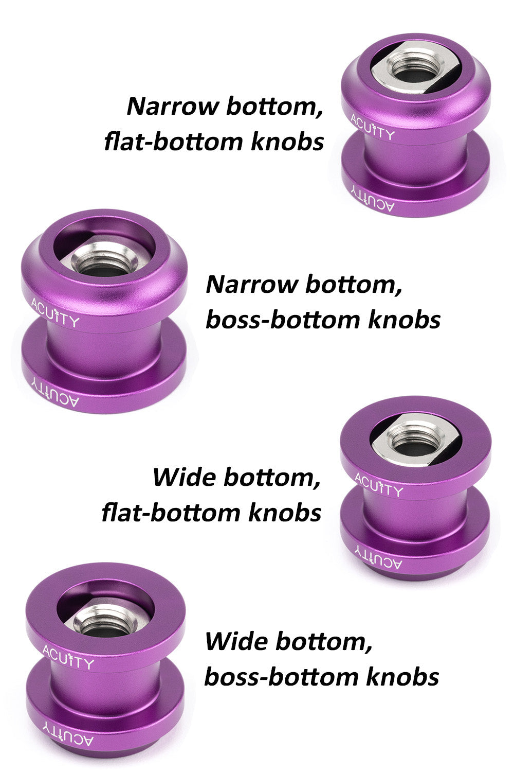 ACUITY Shift Boot Collar Upgrade (Satin Purple Aluminum Finish)