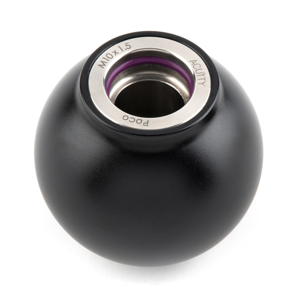 ACUITY POCO Low-Profile Shift Knob in Satin Black Finish (M10X1.5)
