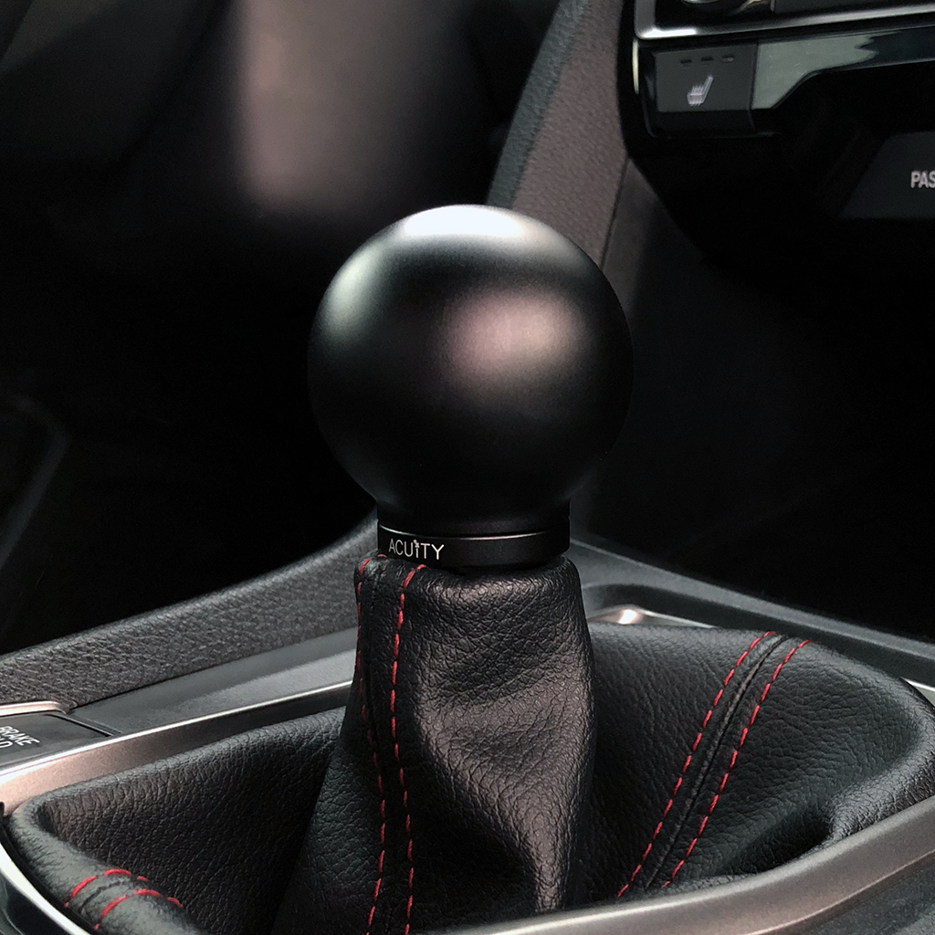 ACUITY POCO Low-Profile Shift Knob in Satin Black Finish (M10X1.5)