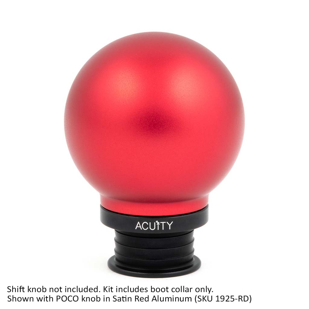 ACUITY Satin Black Aluminum Shift Boot Collar for POCO Shift Knobs