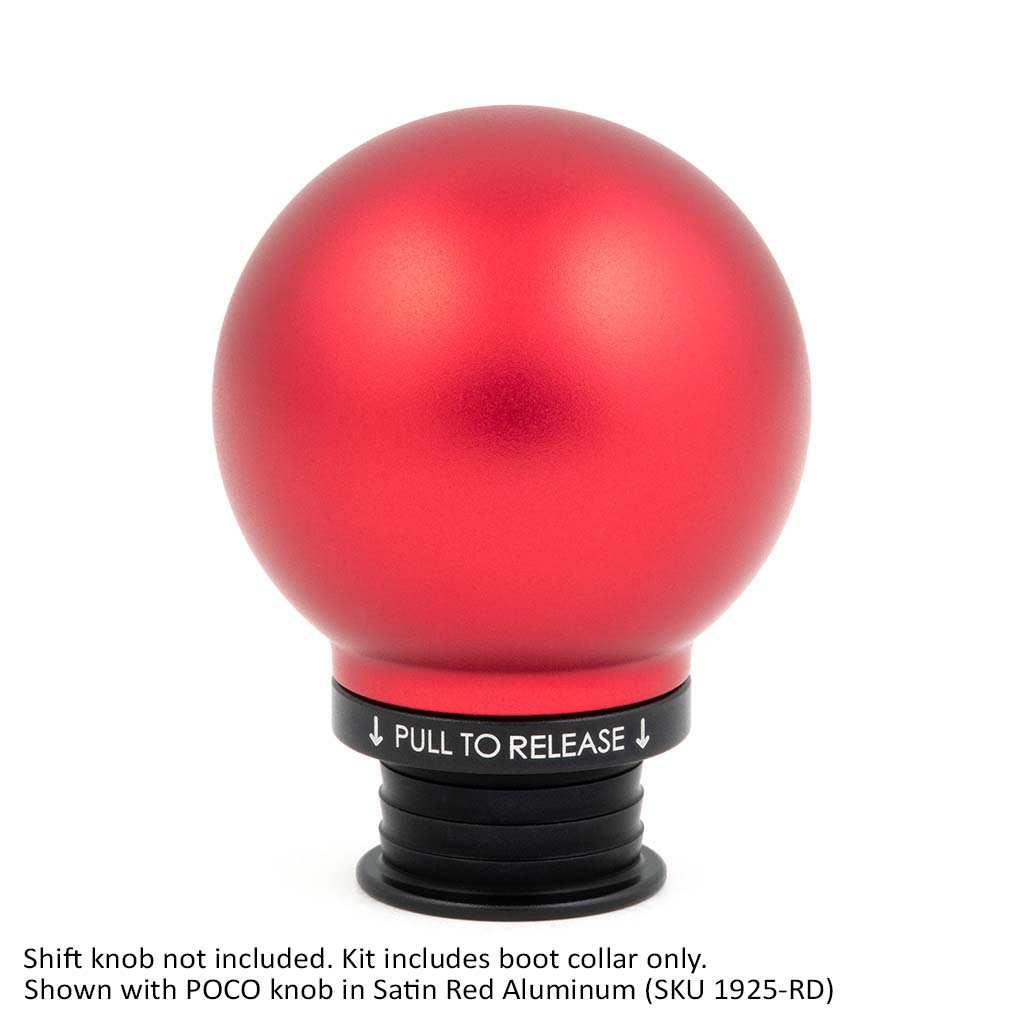 ACUITY Satin Black Aluminum Shift Boot Collar for POCO Shift Knobs