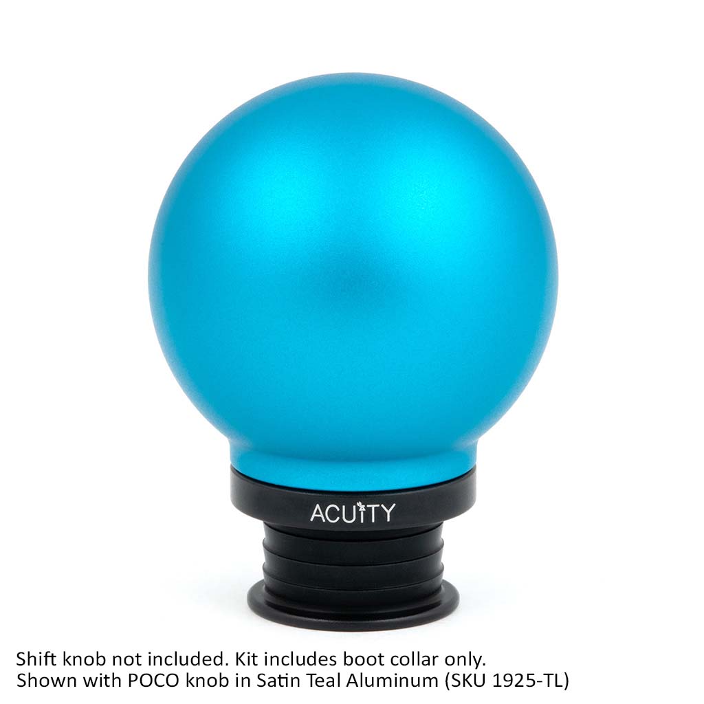 ACUITY Satin Black Aluminum Shift Boot Collar for POCO Shift Knobs