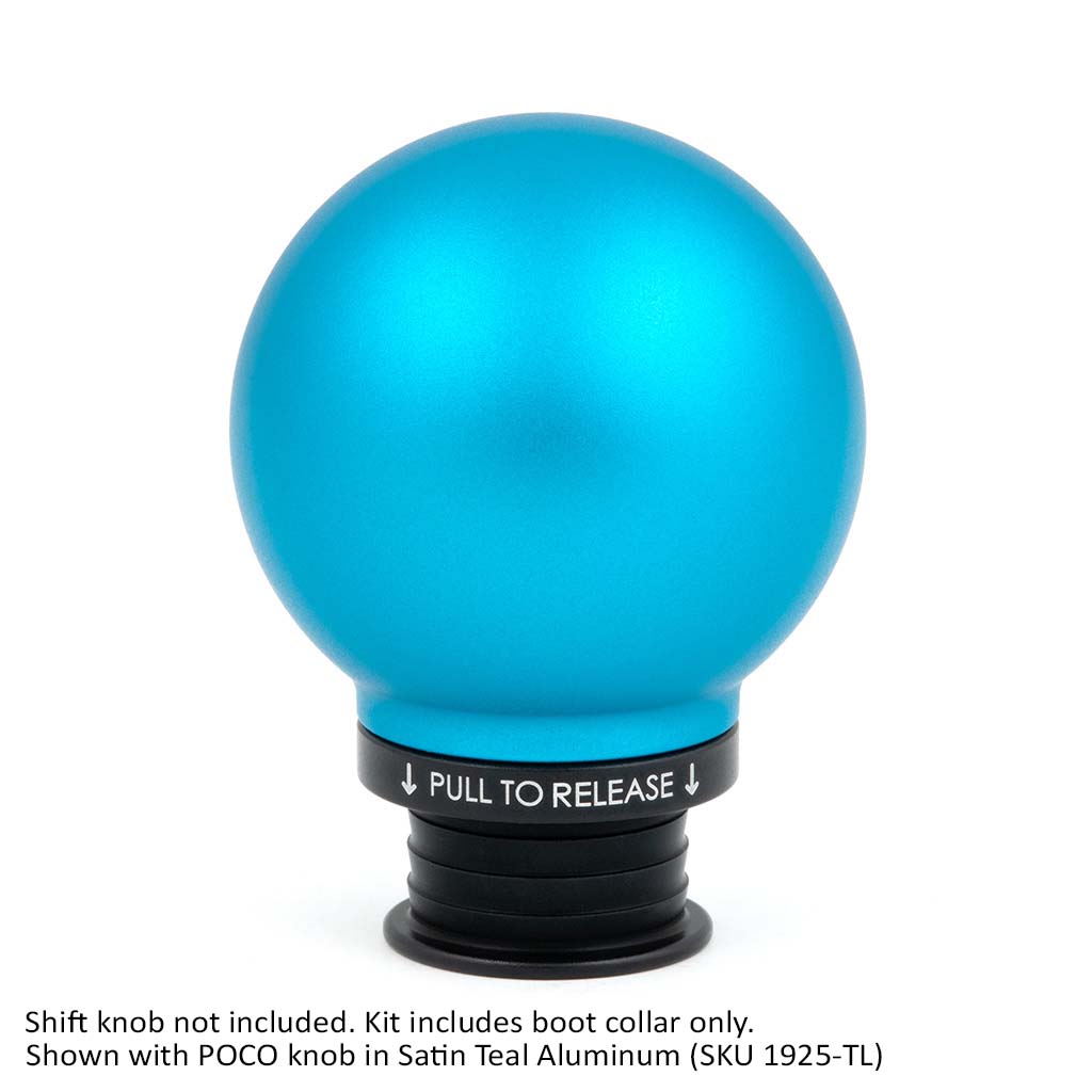 ACUITY Satin Black Aluminum Shift Boot Collar for POCO Shift Knobs