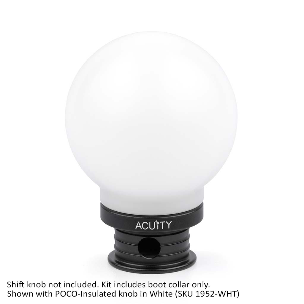 ACUITY Satin Black Aluminum Shift Boot Collar for POCO Shift Knobs