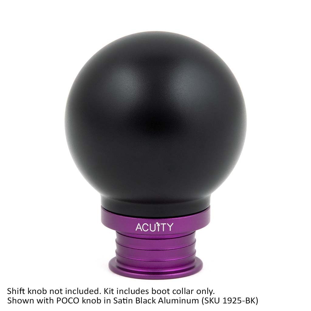 ACUITY Satin Purple Aluminum Shift Boot Collar for POCO Shift Knobs