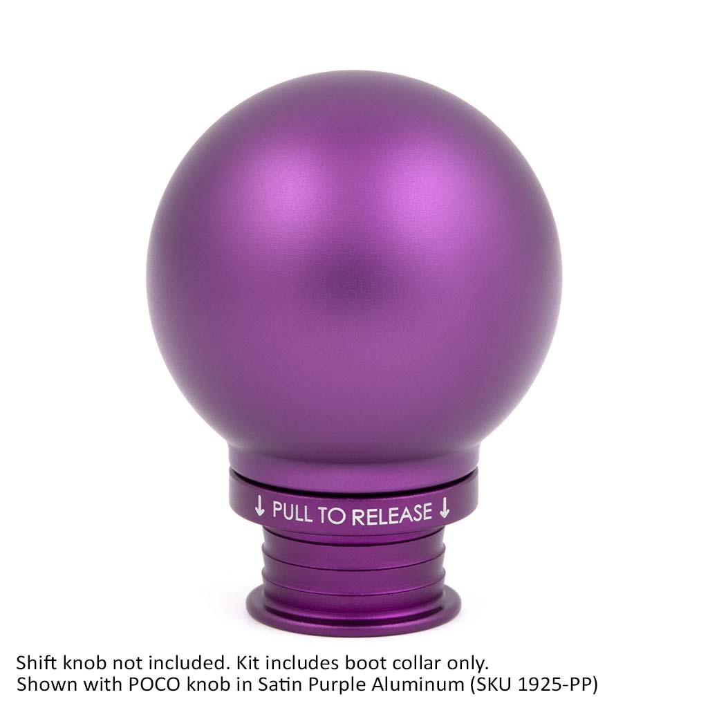 ACUITY Satin Purple Aluminum Shift Boot Collar for POCO Shift Knobs