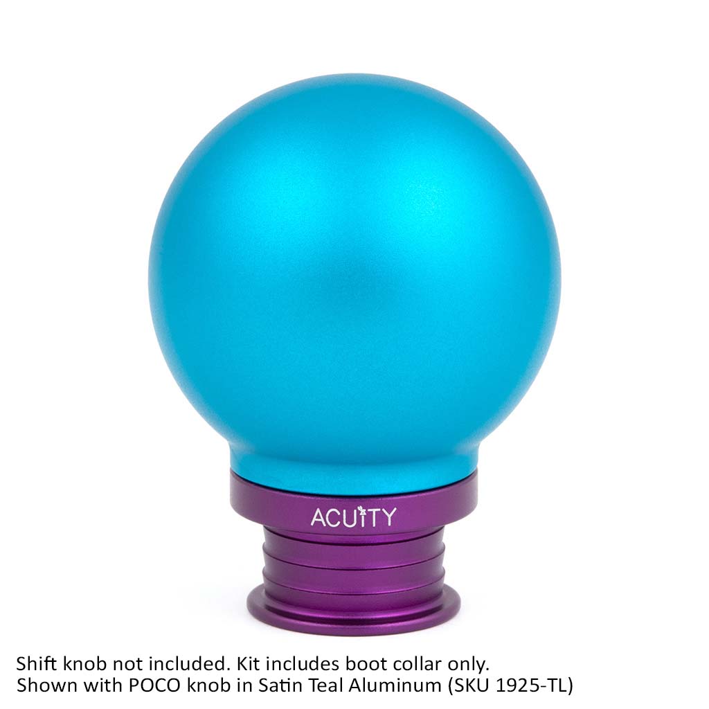 ACUITY Satin Purple Aluminum Shift Boot Collar for POCO Shift Knobs