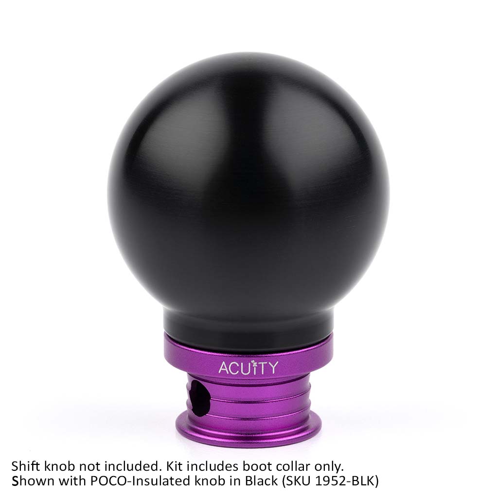 ACUITY Satin Purple Aluminum Shift Boot Collar for POCO Shift Knobs
