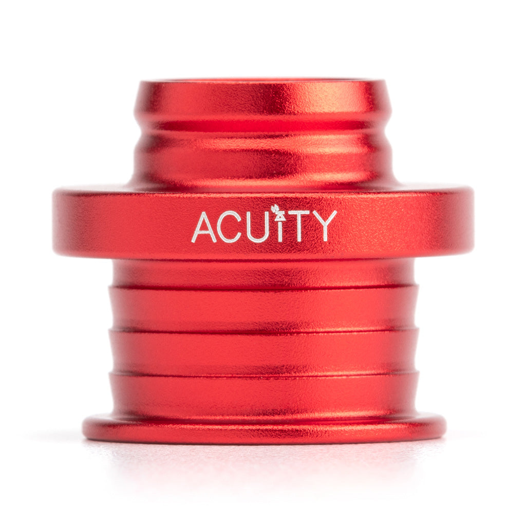 ACUITY Satin Red Aluminum Shift Boot Collar for POCO Shift Knobs