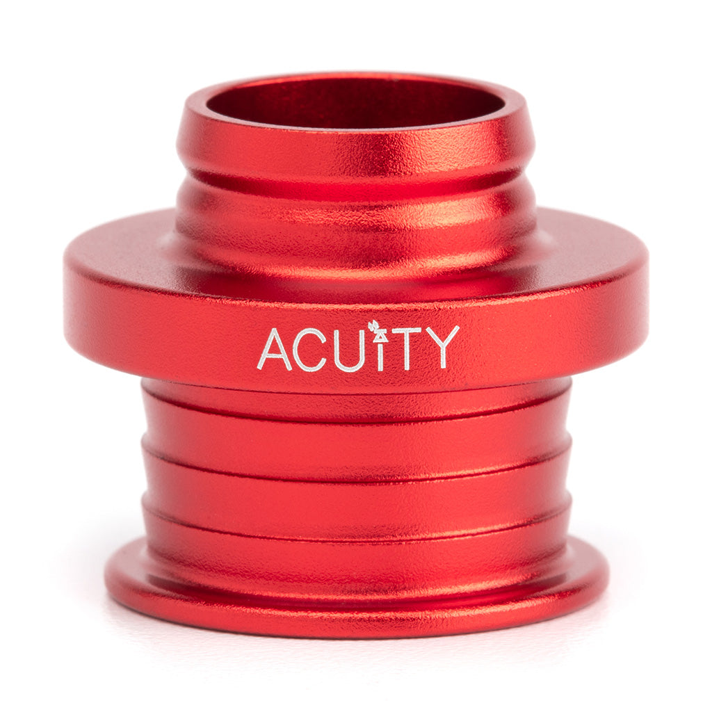 ACUITY Satin Red Aluminum Shift Boot Collar for POCO Shift Knobs
