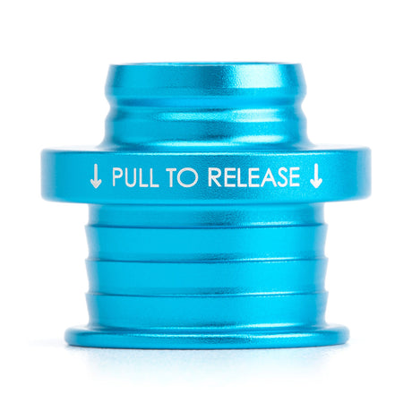 ACUITY Satin Teal Aluminum Shift Boot Collar for POCO Shift Knobs