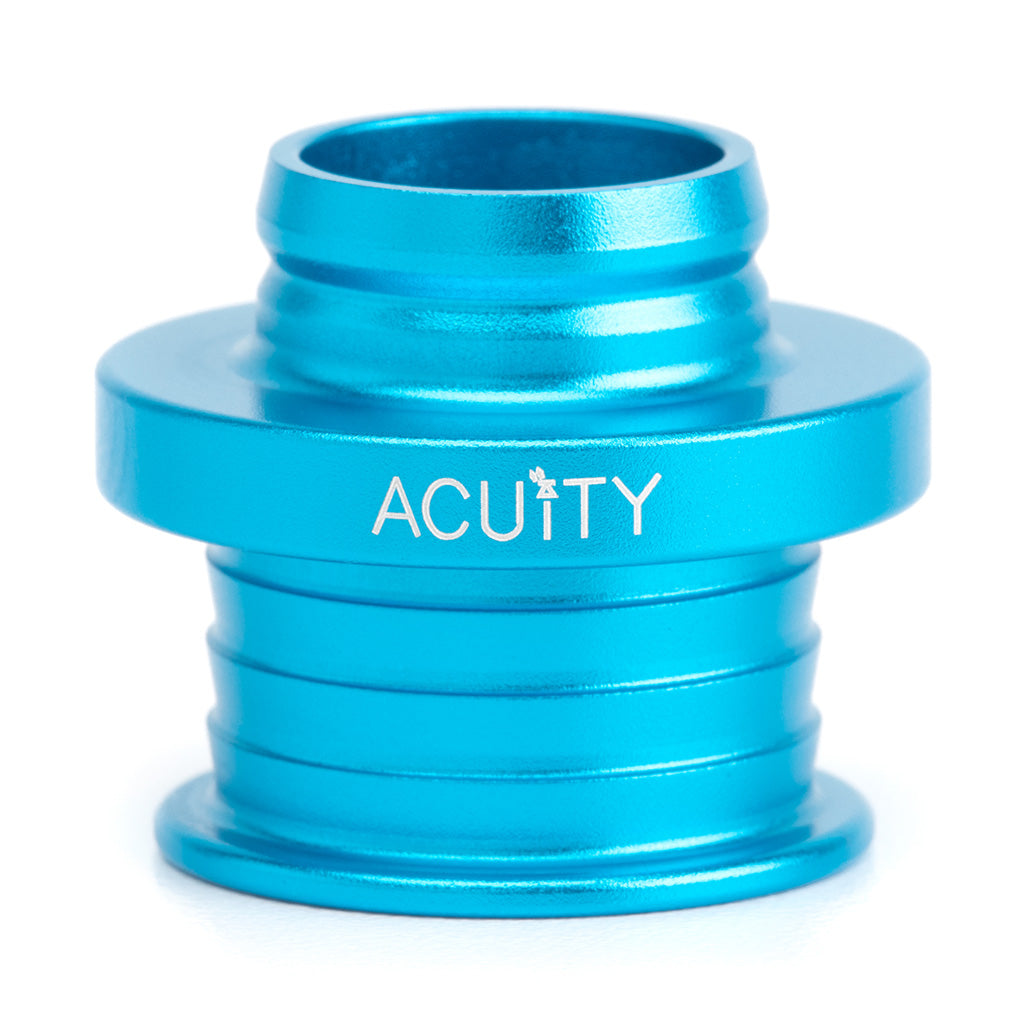 ACUITY Satin Teal Aluminum Shift Boot Collar for POCO Shift Knobs