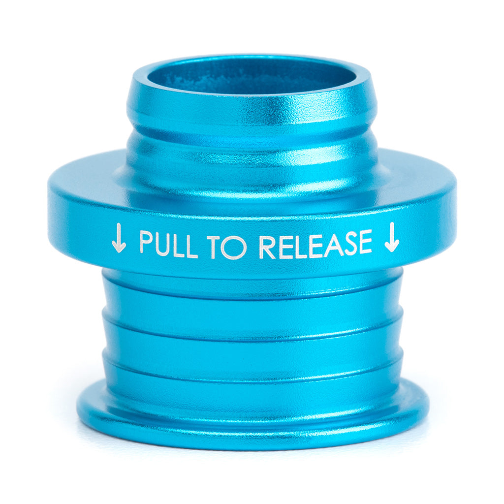 ACUITY Satin Teal Aluminum Shift Boot Collar for POCO Shift Knobs