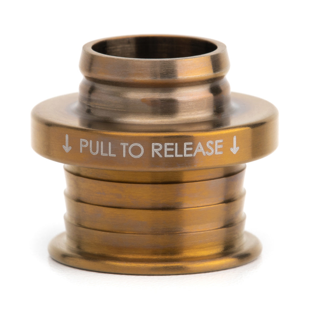 ACUITY Burnt Gold Titanium Shift Boot Collar for POCO Shift Knobs