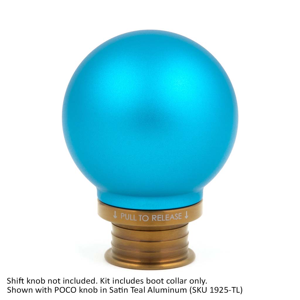 ACUITY Burnt Gold Titanium Shift Boot Collar for POCO Shift Knobs