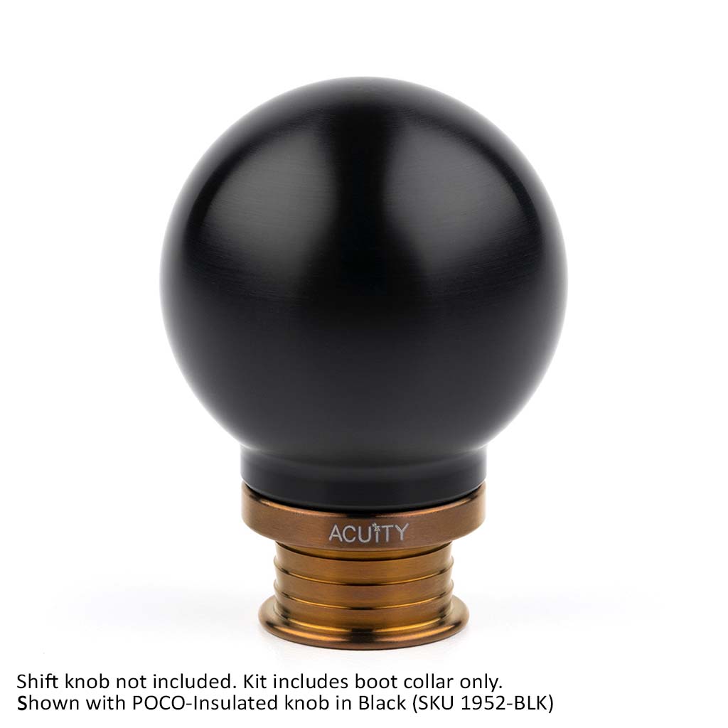 ACUITY Burnt Gold Titanium Shift Boot Collar for POCO Shift Knobs