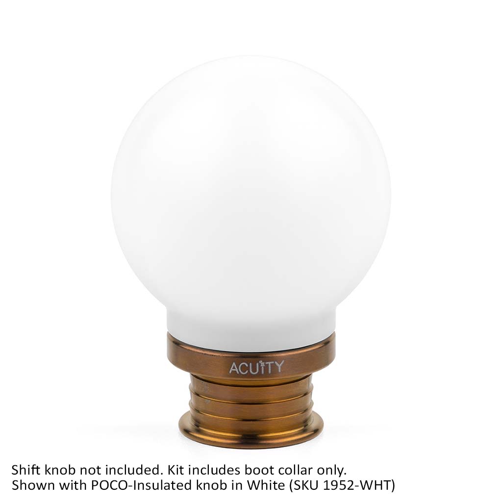 ACUITY Burnt Gold Titanium Shift Boot Collar for POCO Shift Knobs