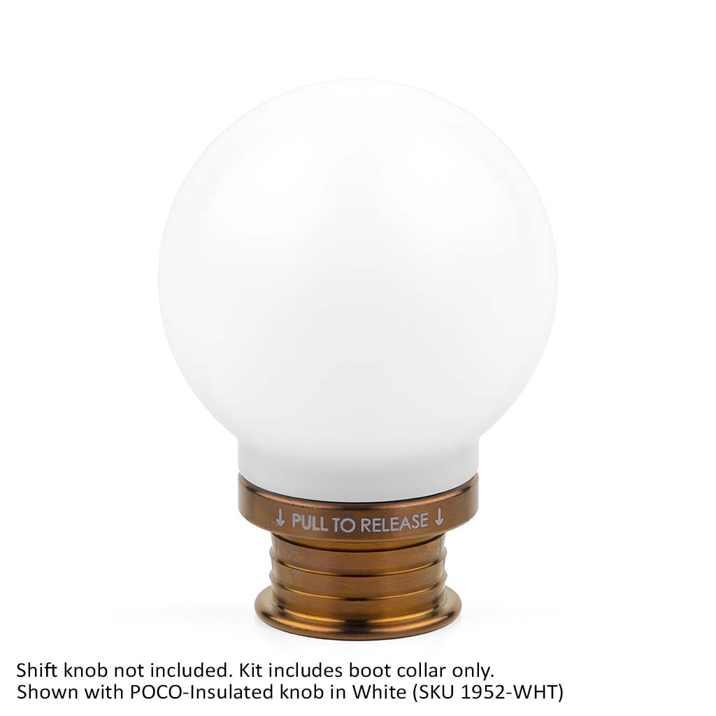 ACUITY Burnt Gold Titanium Shift Boot Collar for POCO Shift Knobs