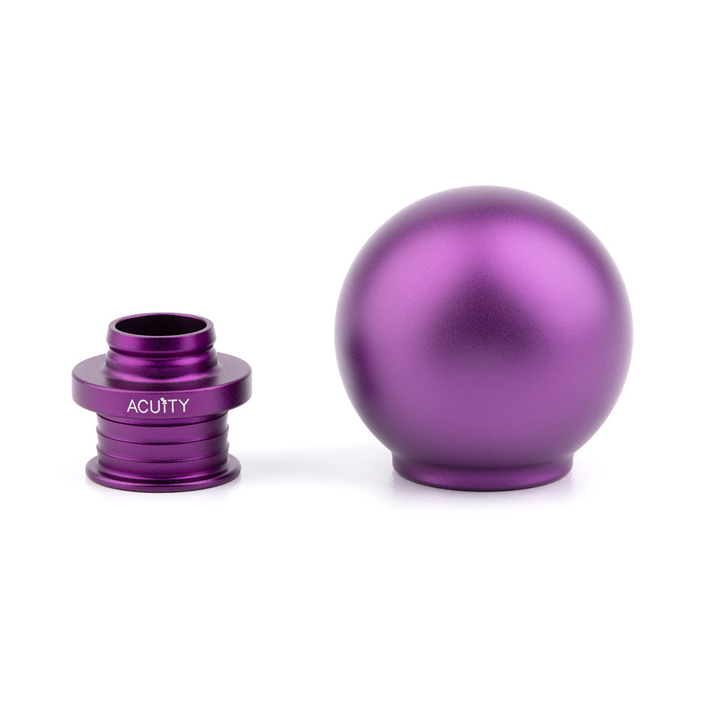 ACUITY POCO Low-Profile Shift Knob in Satin Purple Finish (M10X1.5)