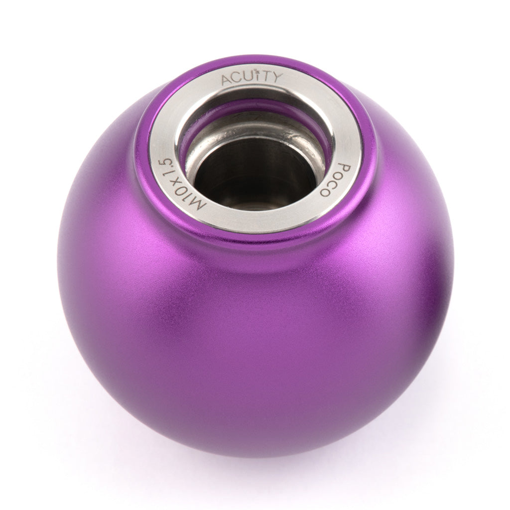 ACUITY POCO Low-Profile Shift Knob in Satin Purple Finish (M10X1.5)