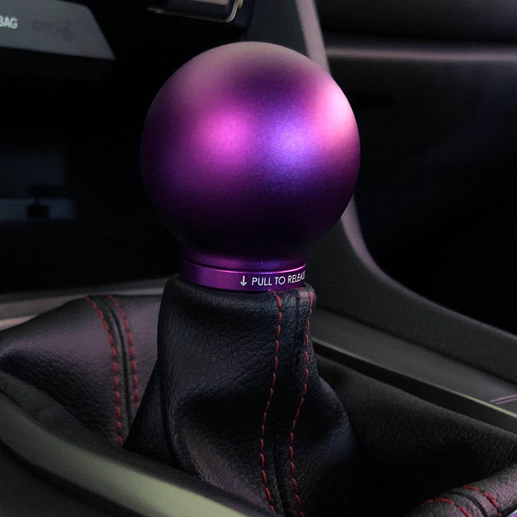 ACUITY POCO Low-Profile Shift Knob in Satin Purple Finish (M10X1.5)