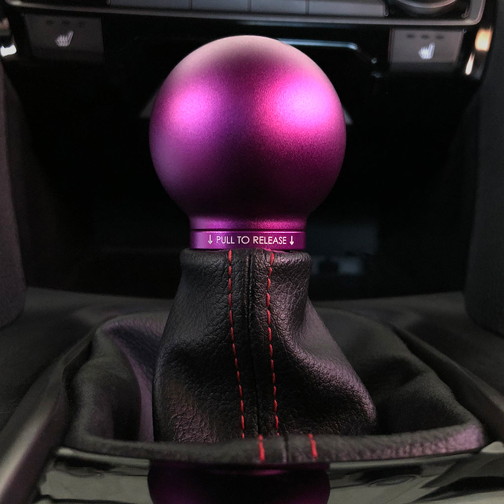ACUITY POCO Low-Profile Shift Knob in Satin Purple Finish (M10X1.5)