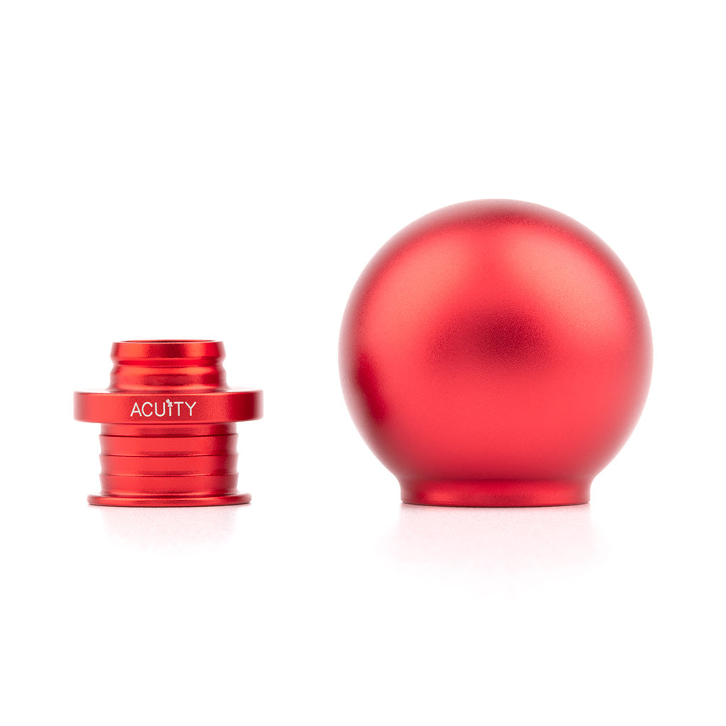 ACUITY POCO Low-Profile Shift Knob in Satin Red Finish (M10X1.5)