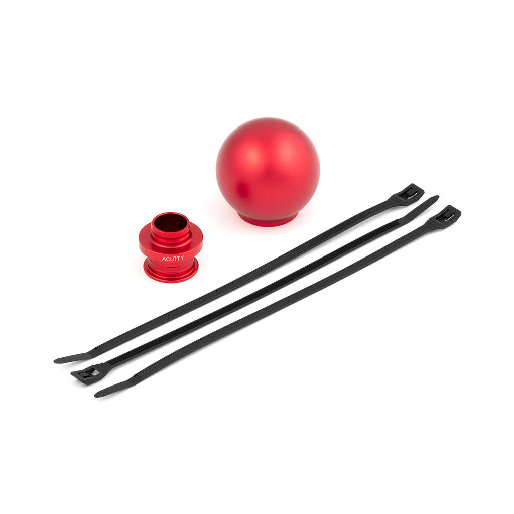 ACUITY POCO Low-Profile Shift Knob in Satin Red Finish (M10X1.5)