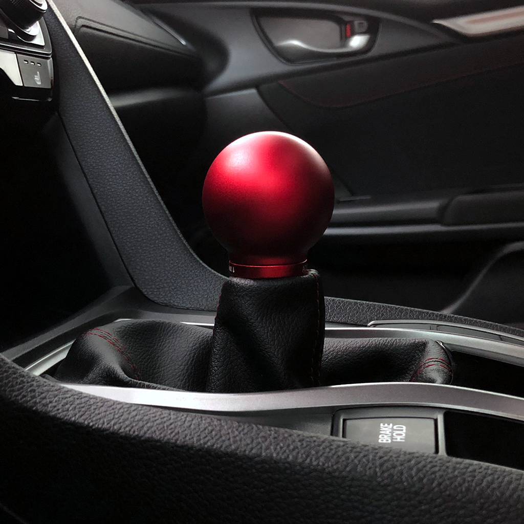 ACUITY POCO Low-Profile Shift Knob in Satin Red Finish (M10X1.5)