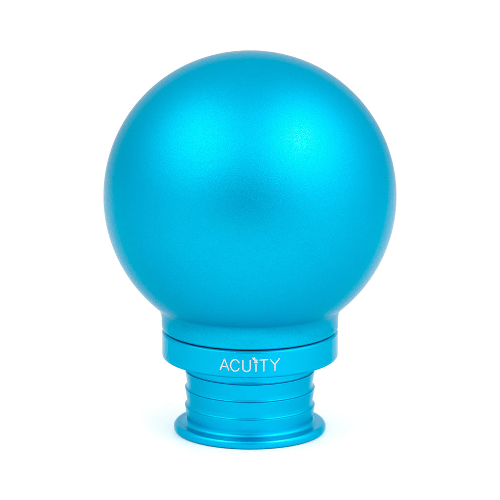 ACUITY POCO Low-Profile Shift Knob in Satin Teal Finish (M10X1.5)