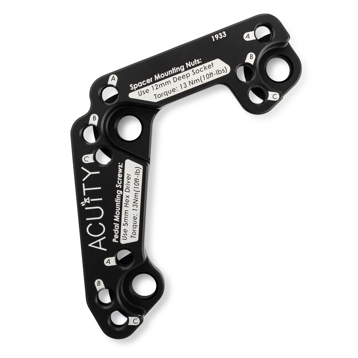 ACUITY Throttle Pedal Spacer for the Right-Hand-Drive Vehicles