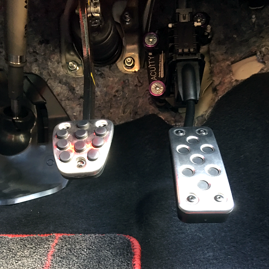 ACUITY Throttle Pedal Spacer for the Right-Hand-Drive Vehicles