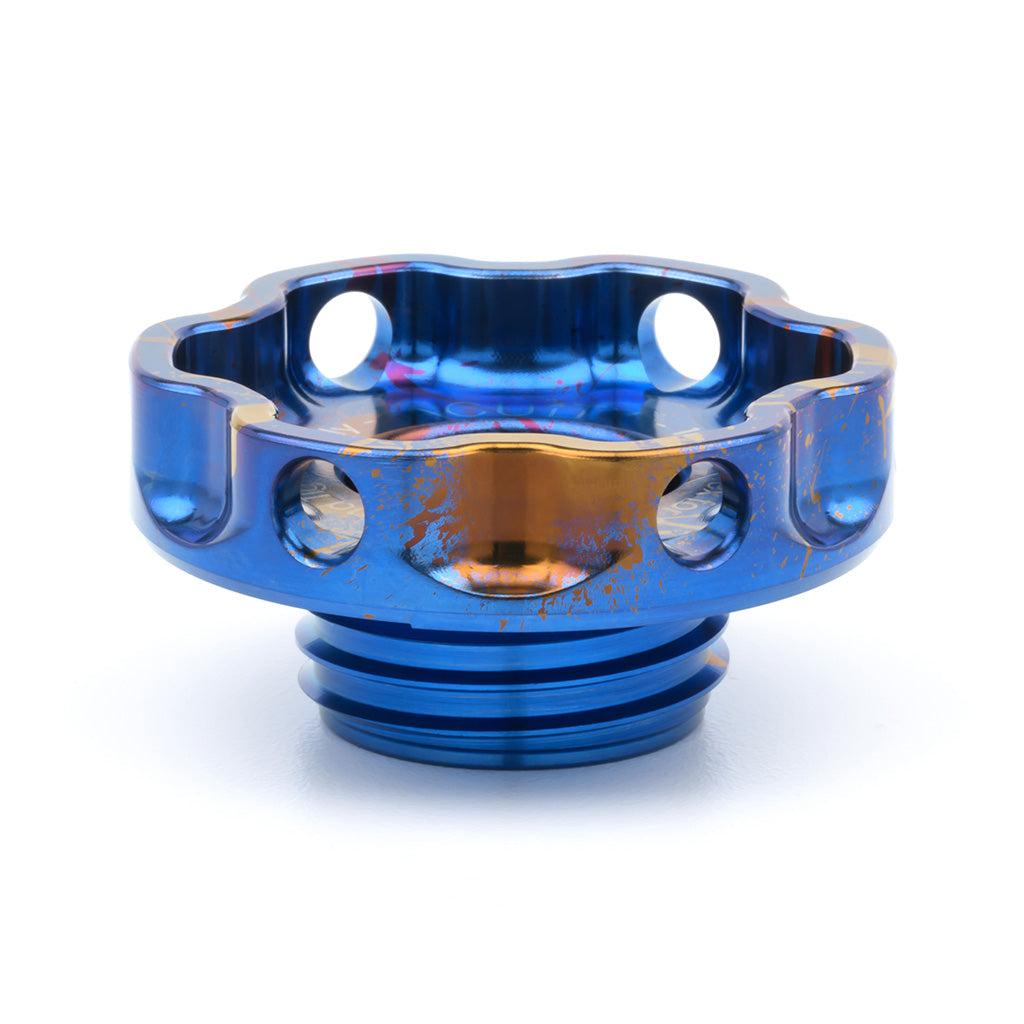 ACUITY Podium-Ti Oil Cap in Splatter Titanium Finish for Hondas/Acuras