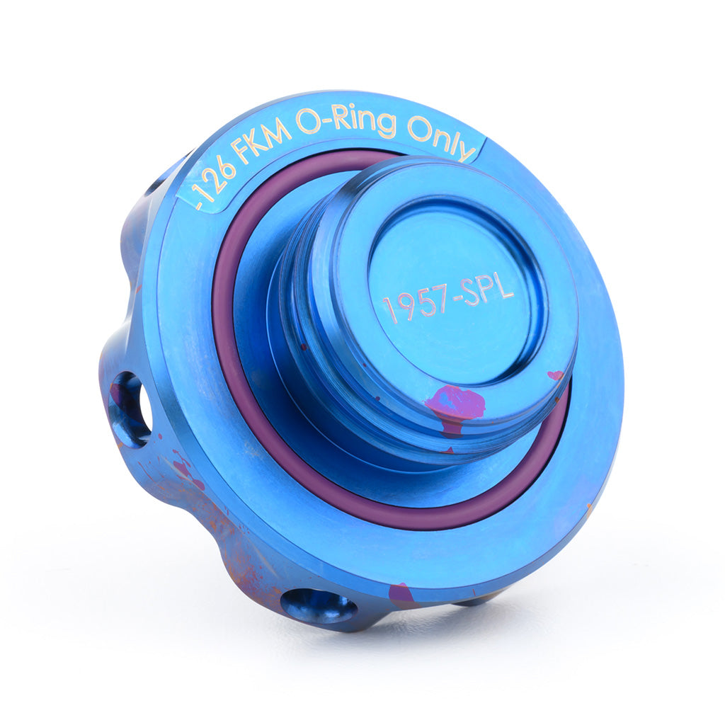 ACUITY Podium-Ti Oil Cap in Splatter Titanium Finish for Hondas/Acuras