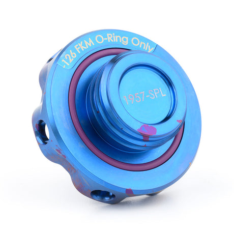 ACUITY Podium-Ti Oil Cap in Splatter Titanium Finish for Hondas/Acuras