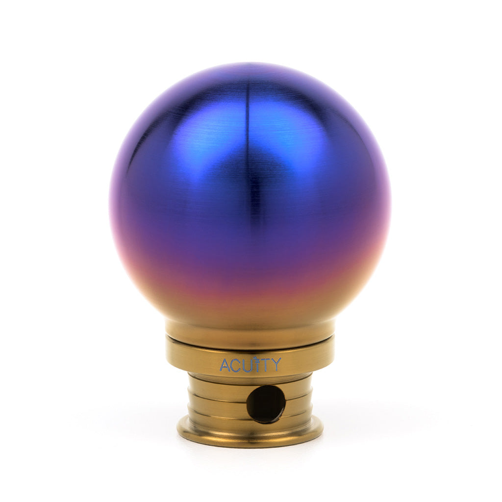 ACUITY POCO-Ti Low Profile Shift Knob in Burnt Titanium Finish (M10x1.5)
