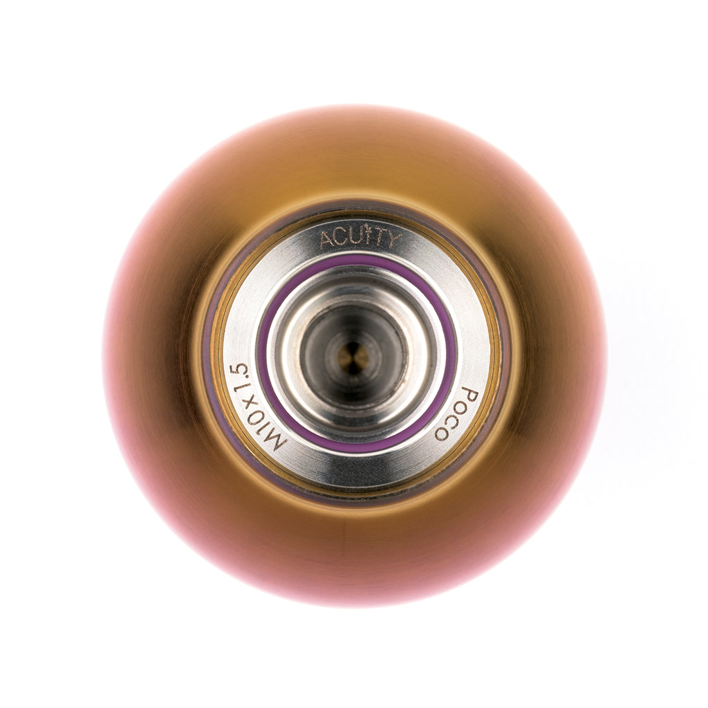 ACUITY POCO-Ti Low Profile Shift Knob in Burnt Titanium Finish (M10x1.5)