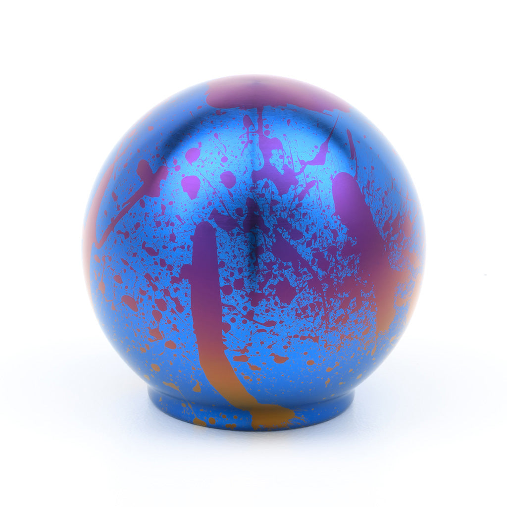 ACUITY POCO-Ti Low Profile Shift Knob in Splatter Titanium Finish (M10x1.5)