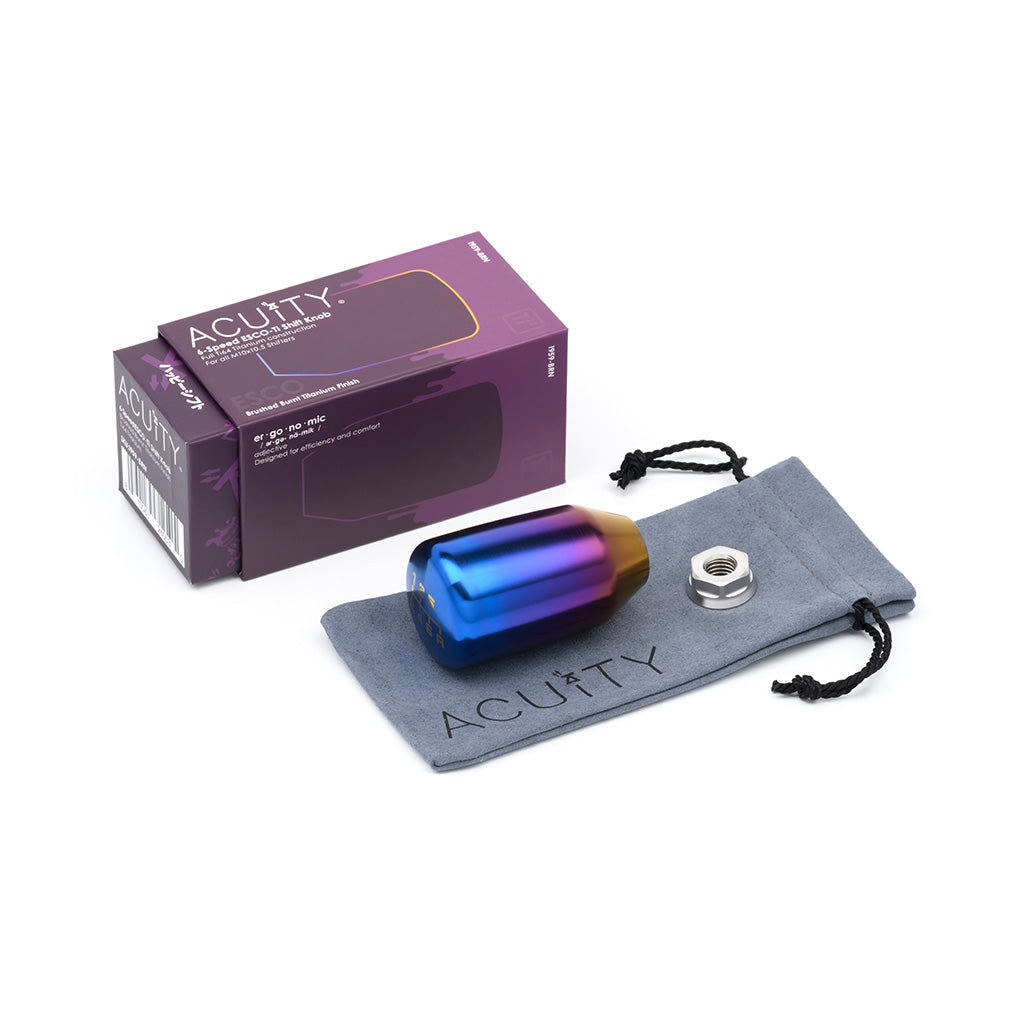 ACUITY ESCO-Ti Shift Knob in Burnt Titanium Finish (M10X1.5)