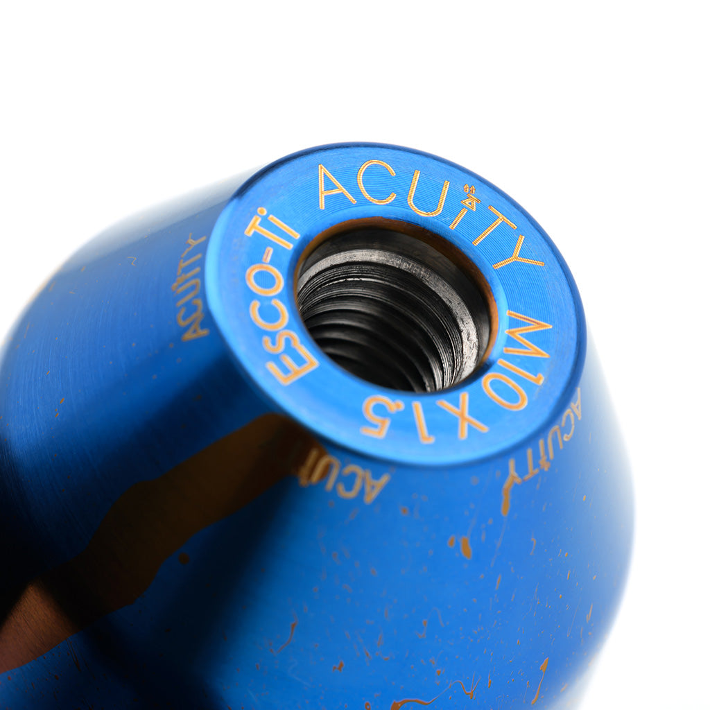 ACUITY ESCO-Ti Shift Knob in Splatter Titanium Finish (M10X1.5)