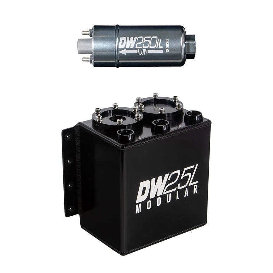 2.5L MODULAR SURGE TANK, UNIVERSAL. INCLUDES 1 250IL IN-LINE FUEL PUMP