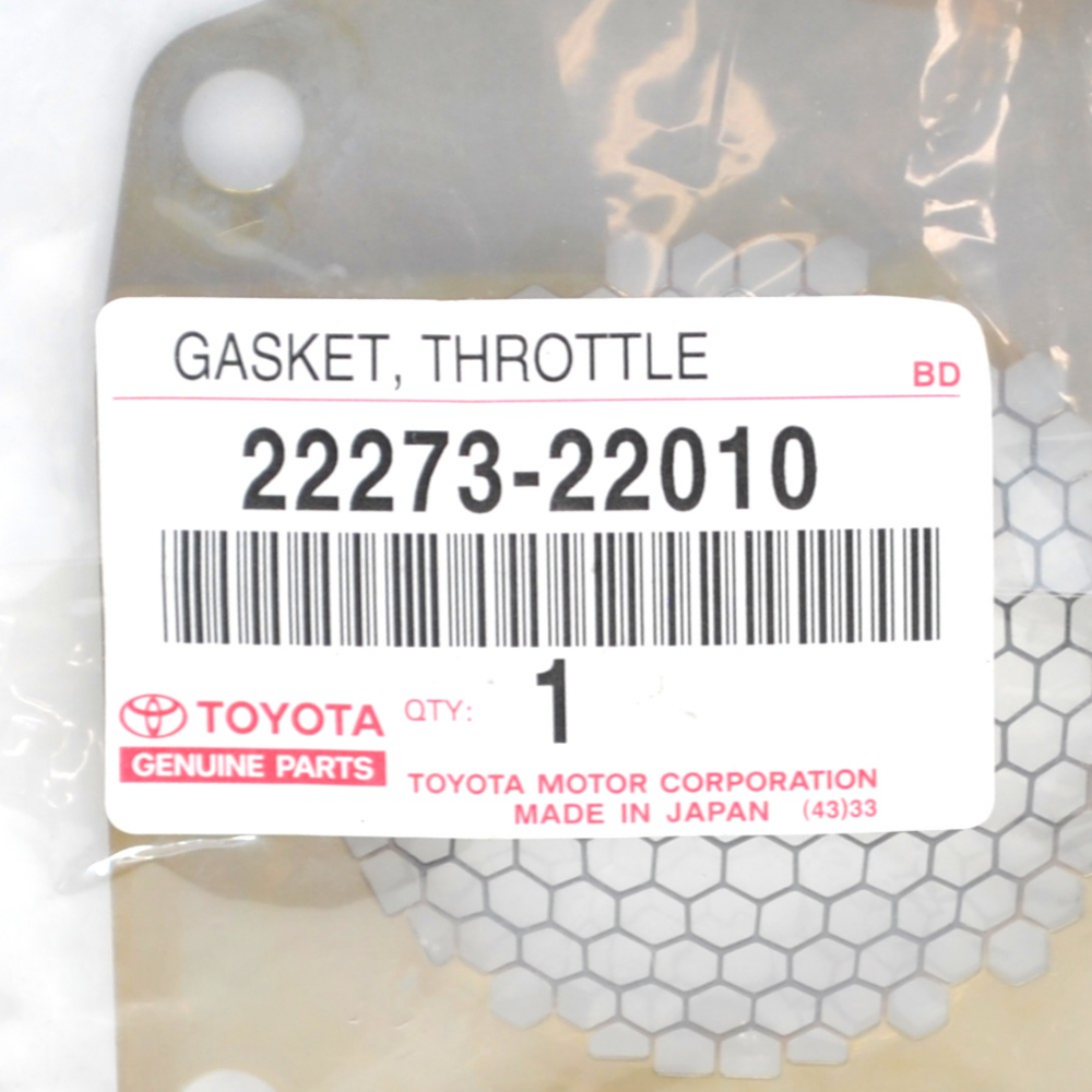 GENUINE TOYOTA THROTTLE BODY GASKET MR2 MK3 ROADSTER ZZW30 1ZZ