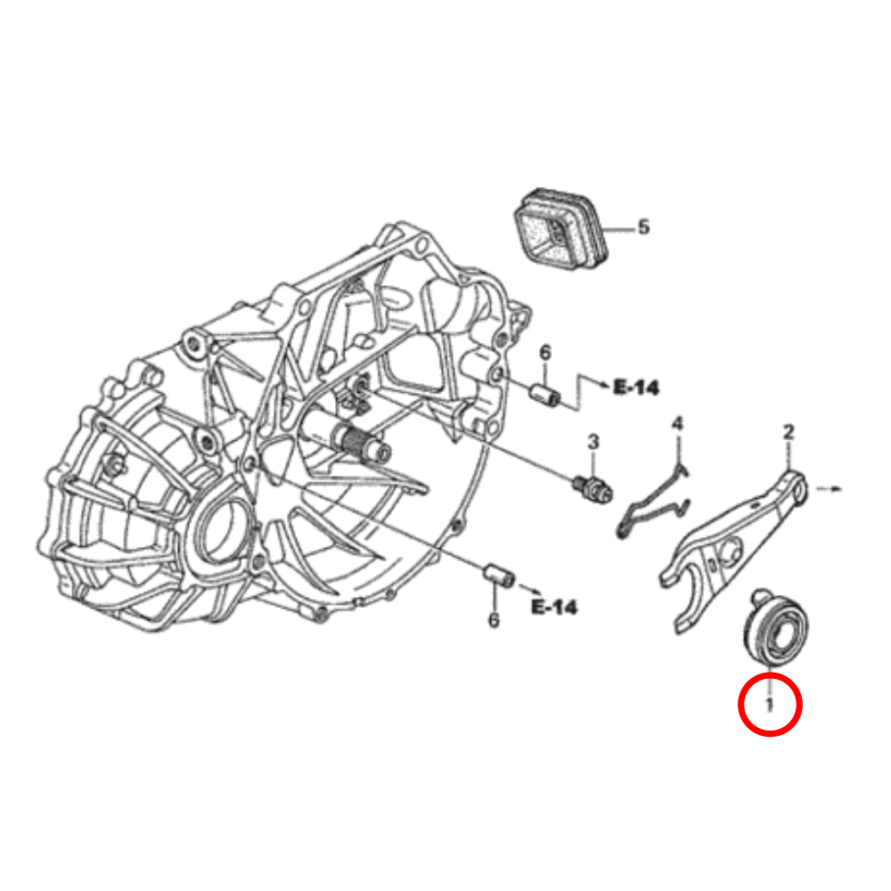 GENUINE HONDA CLUTCH RELEASE BEARING HONDA K-SERIES K20 K24