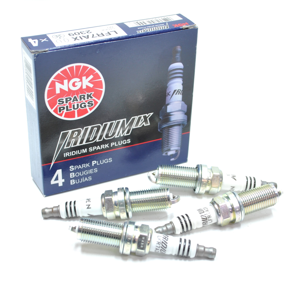 NGK IRIDIUM LFR7AIX SPARK PLUGS 4 PACK GENUINE NGK PRODUCT STOCK CODE 2309