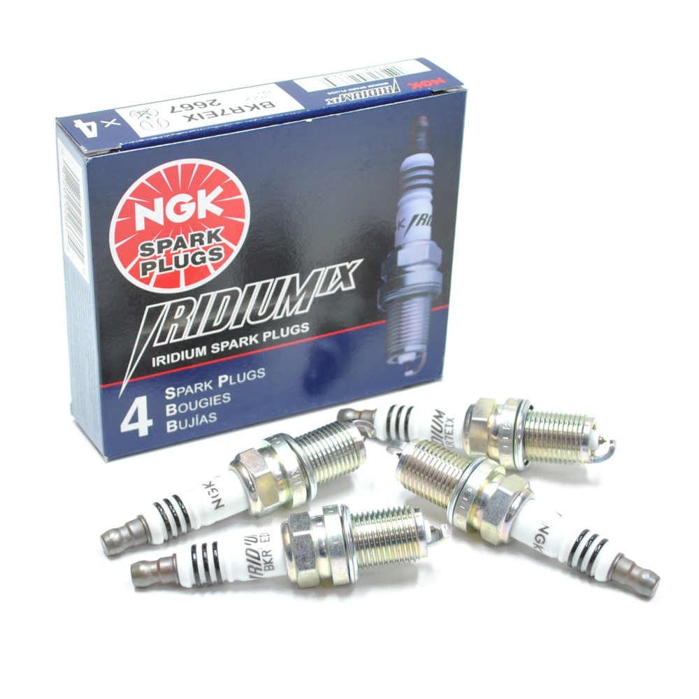 NGK BKR7EIX IRIDIUM SPARK PLUGS 4 PACK STOCK CODE 2667