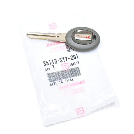 GENUINE HONDA BLANK KEY INTEGRA DC2 TYPE R JDM MODELS - 35113-ST7-Z01