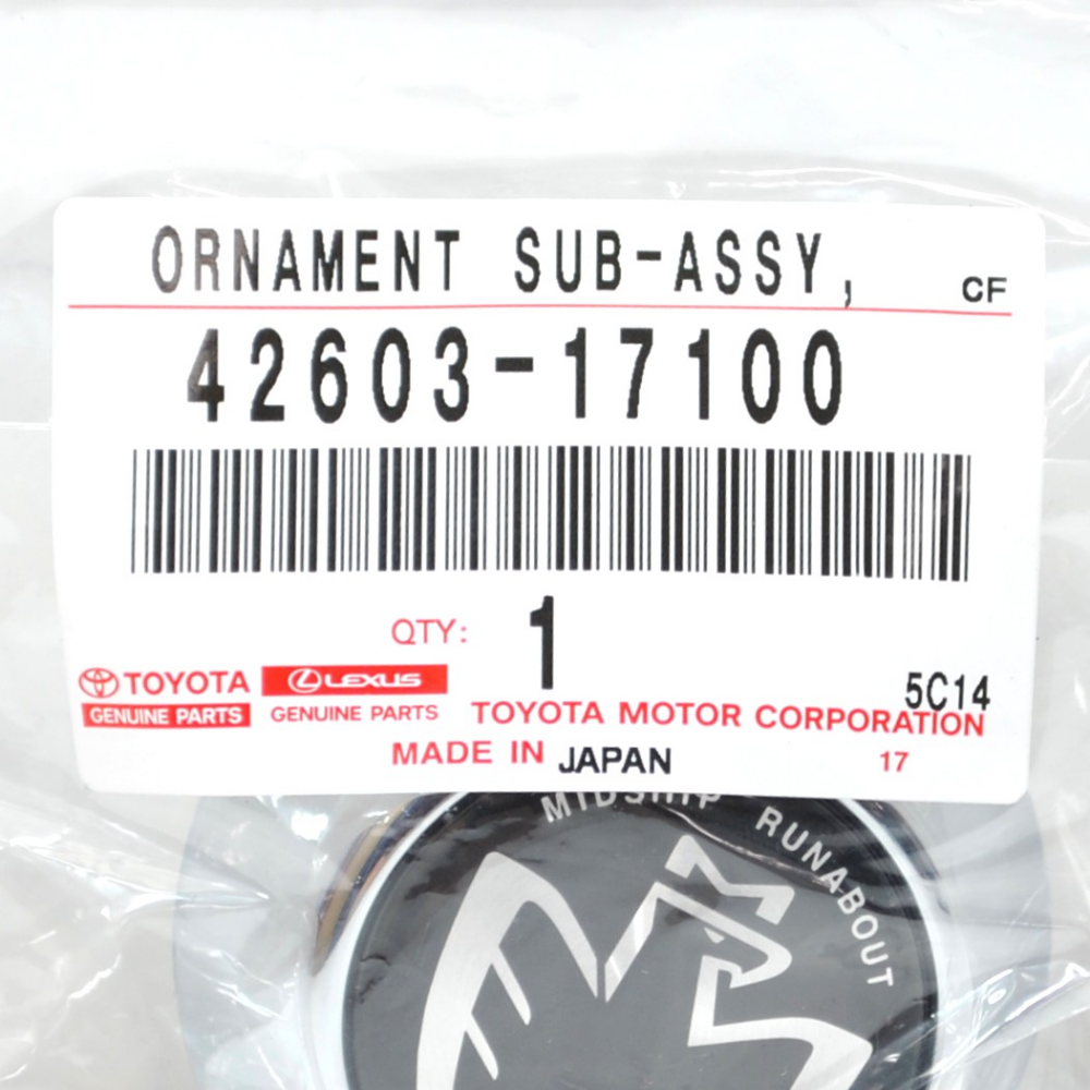 GENUINE TOYOTA MIDSHIP WHEEL CENTRE CAPS MR2 MK3 ROADSTER ZZW30 1ZZ